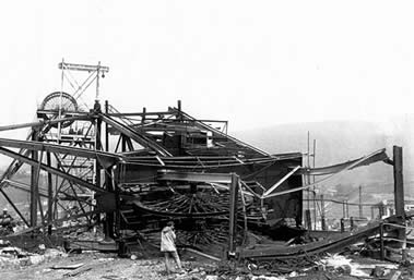 Demolition of Wyndham Colliery